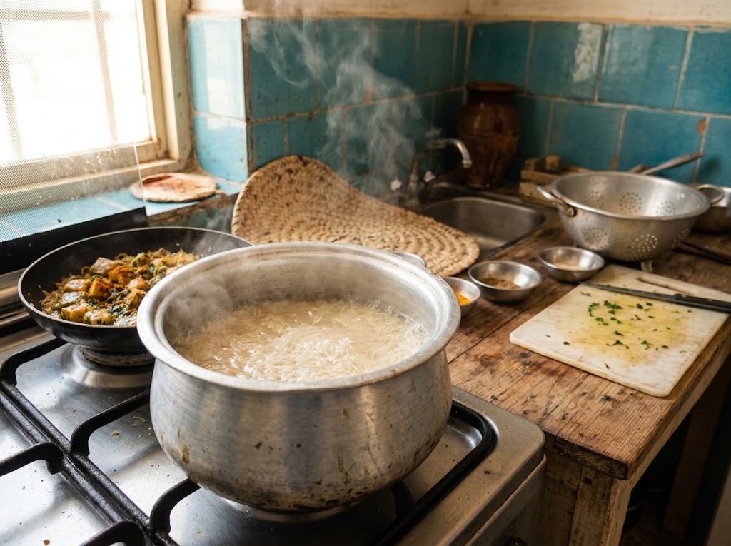 هواری (پلو ماهی بندری) — گام ۴