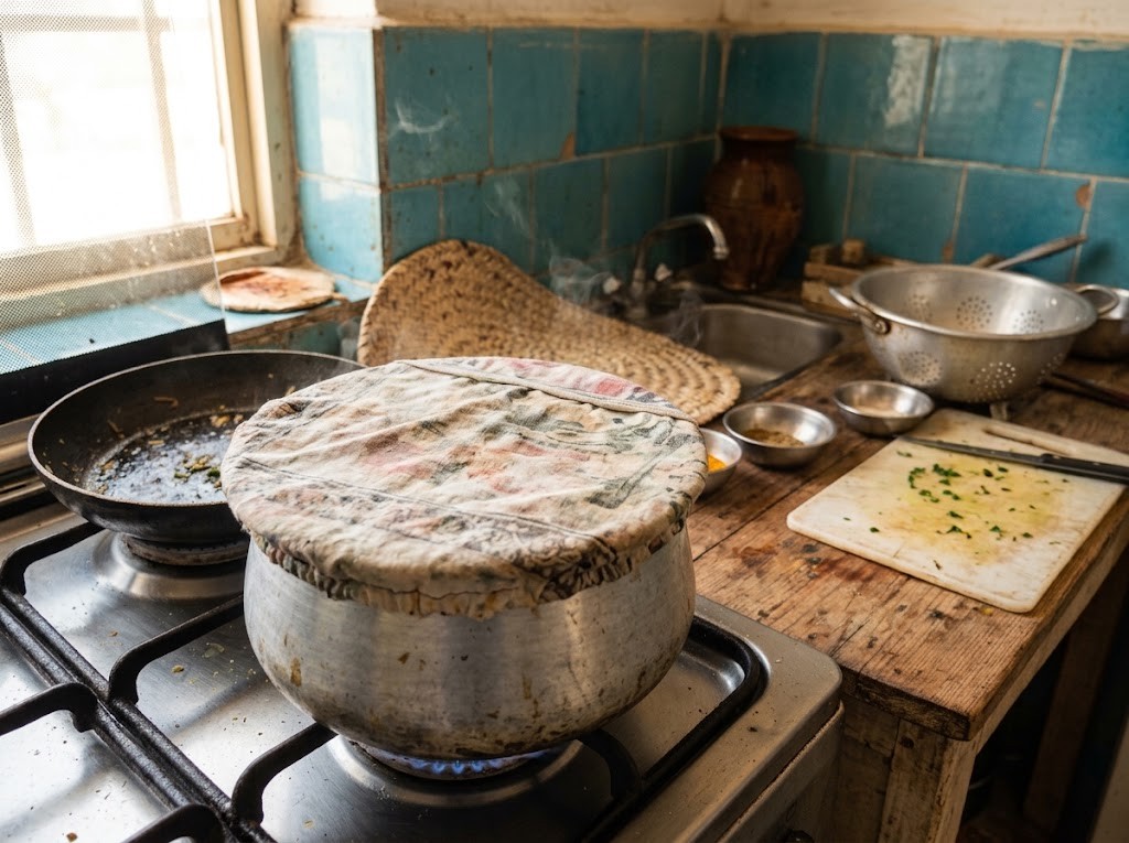 هواری (پلو ماهی بندری) — گام ۶